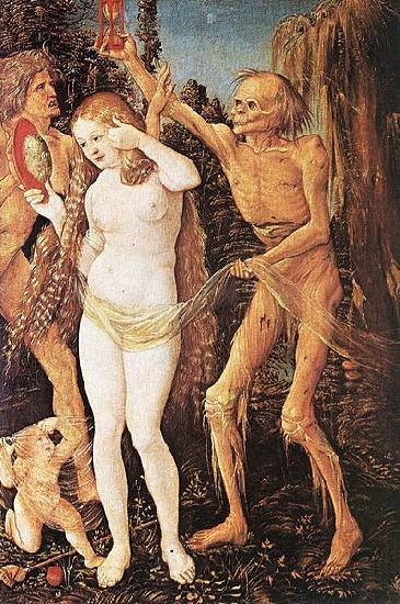 Hans Baldung Grien Three Ages of the Woman and the Death Germany oil painting art